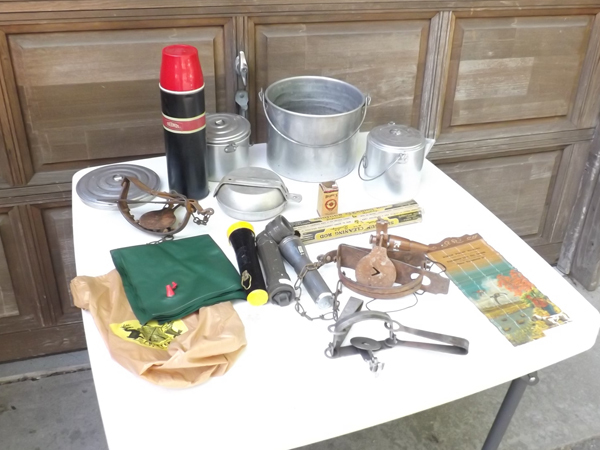 lot 54 image: Lot of Vintage Hunting, Camping, etc. Supplies