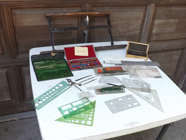 lot 59 image: Lot of Vintage Drafting, Office, etc. Supplies