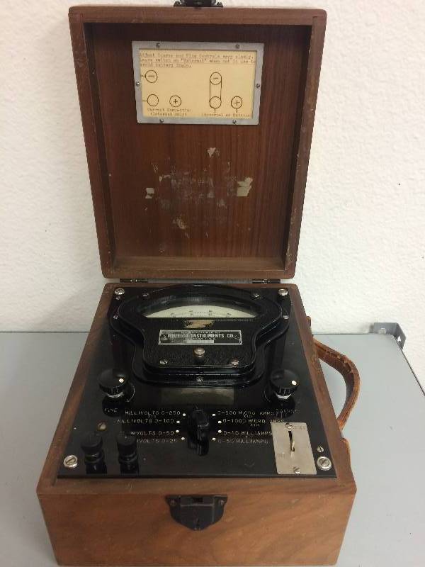 Vintage Wheelco Volt Meter