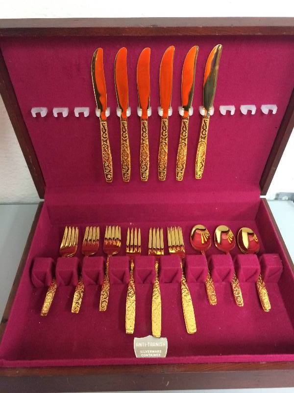 Gold Flatware