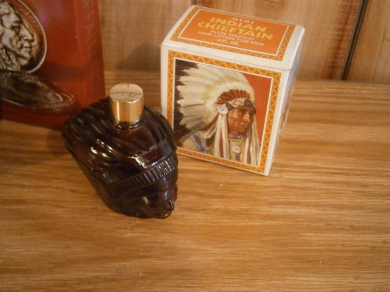 (3) Avon Decanters (1) Fridge Magnet wBoxes