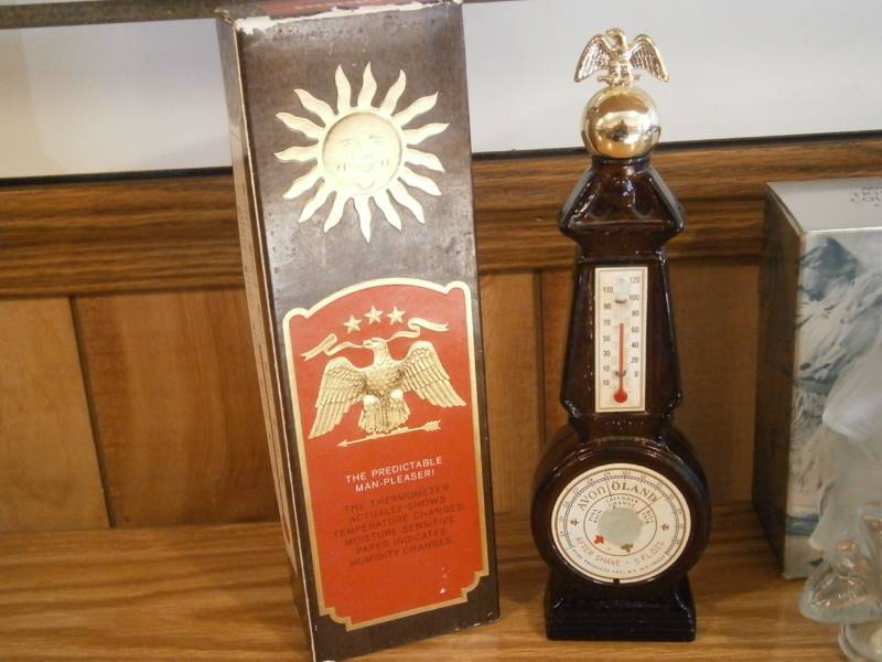 (3) Avon Decanters (1) Soap wBoxes