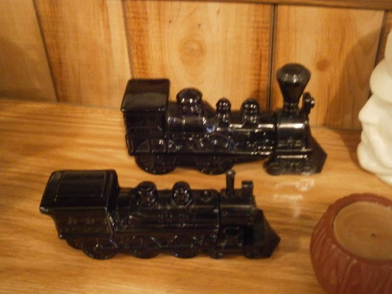 (5) Avon Decanters (1) Candle