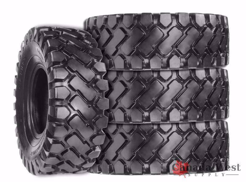 BRAND NEW LOT OF 4 X 20.5X25 LOADER TIRES E3L3B TIRES