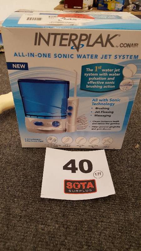 lot 40 image: Interplak All in One Sonic Water Jet System