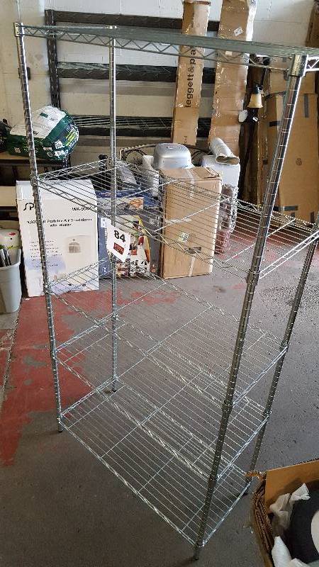 lot 84 image: Bakers Rack  6Ft