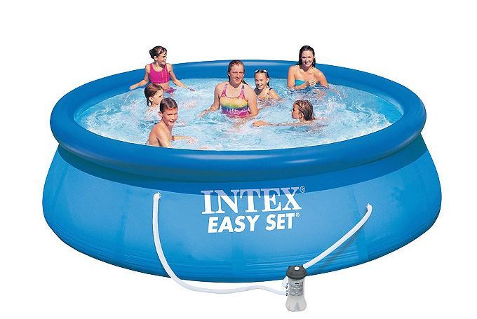 lot 91 image: Intex 15 x 42 Easy Set Pool