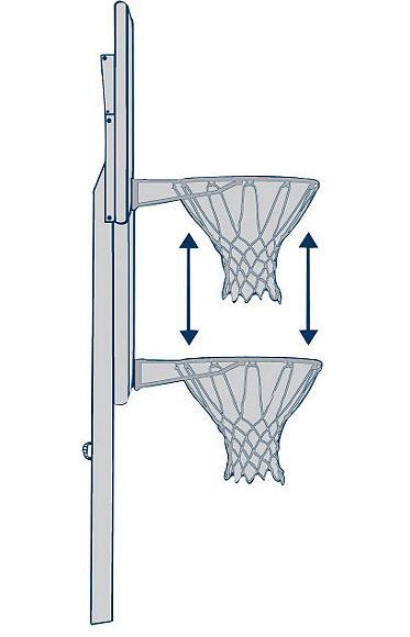 lot 117 image: Lifetime 44 Half-Court Portable Basketball System