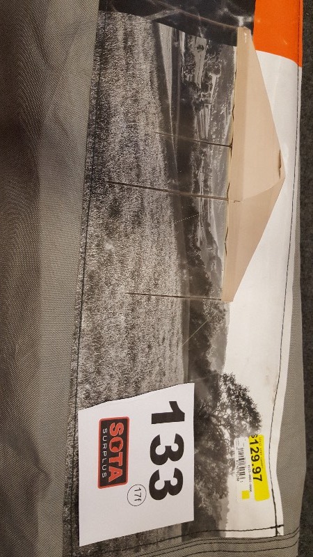 lot 133 image: Ozark Trail 12 x 12 Instant Canopy, Warm Gray  Gazebo Shelter