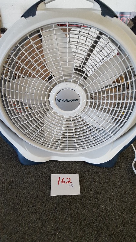 lot 162 image: Lasko 20 Wind Machine 3-Speed Fan