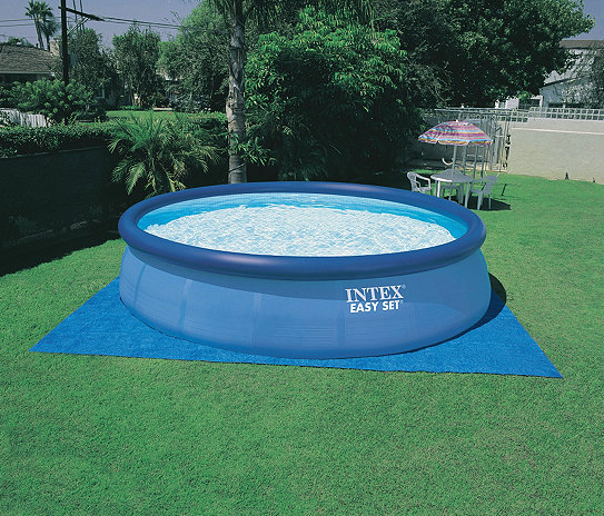 lot 3 image: Intex 15 x 42 Easy Set Pool