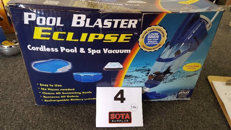 lot 4 image: The Pool Blaster Eclipse- Cordless pool and spa vacuum
