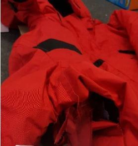 lot 150 image: Womens CB Plus insulated ski jacket Red 1X