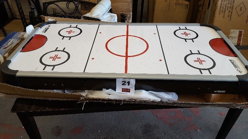 lot 21 image: Triumph Sports Air Hockey Table, 60-Inch