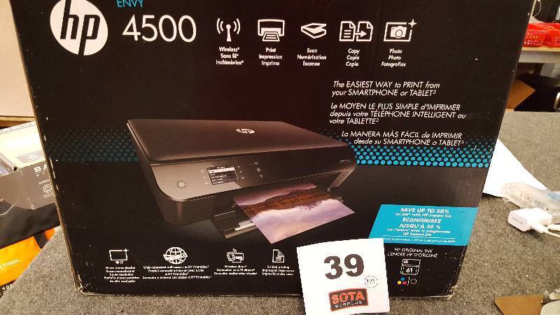 lot 39 image: HP ENVY 4500 e-All-in-One Printer  wink