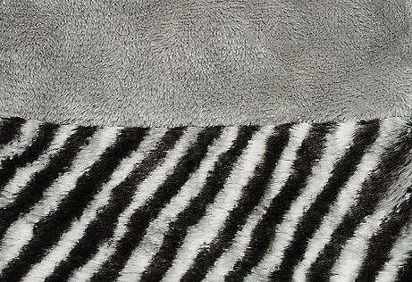 lot 90 image: North Shore Living 80 x 70 Faux Fur Trim Microplush Jumbo Throw