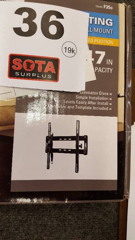 lot 36 image: SANUS Vuepoint Tilting TV Wall Mount