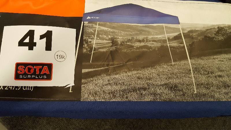 lot 41 image: Ozark Trail 10x10 Slant Leg Instant CanopyGazebo Shelter