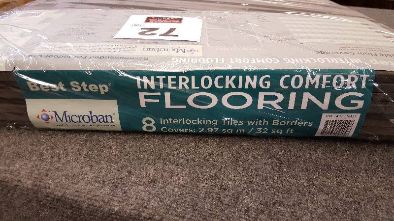 Best Step Interlocking Comfort Flooring Sota Surplus Auction 19