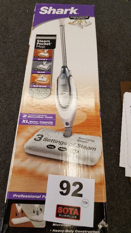 lot 92 image: Shark Professional Steam Pocket Mop