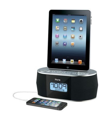 lot 83 image: iHOME Dual Charge  Play Station fm SteroAlarm Clock