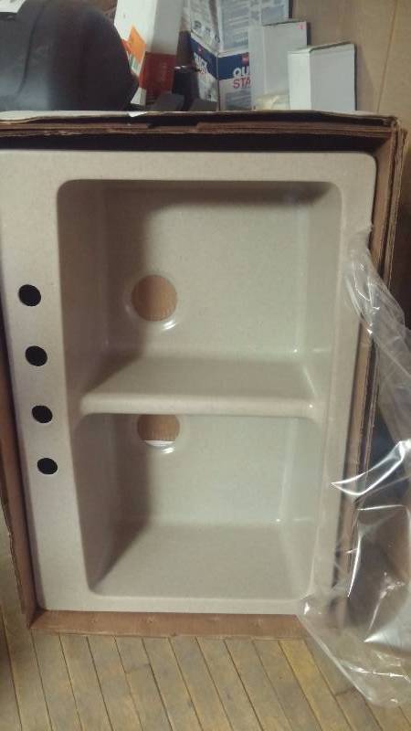 lot 28 image: Granite Composite Sink - sand colored