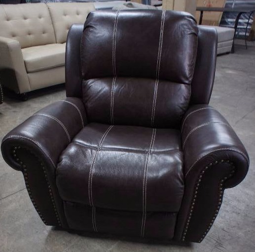 High End Bella Collection Leather Power Recliner