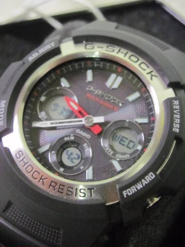 lot 62 image: Casio Mens G-Shock 6-Band Atomic Solar Watch