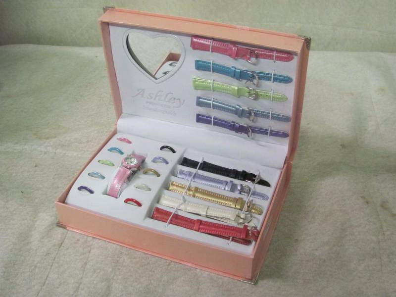 lot 94 image: Girls Ashley Interchangeable Watch Set