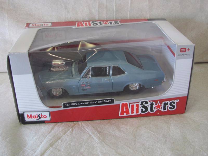 lot 139 image: Maisto All Stars Collection 1970 Pro Rod Chevy Nova SS