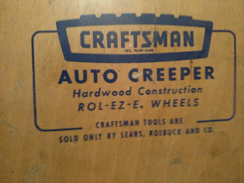 lot 23 image: Vintage craftsman creeper