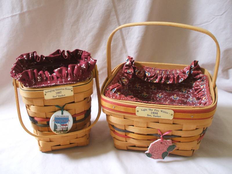 Longaberger Bee Baskets