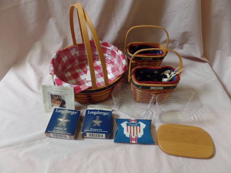 Longaberger Inagural Baskets