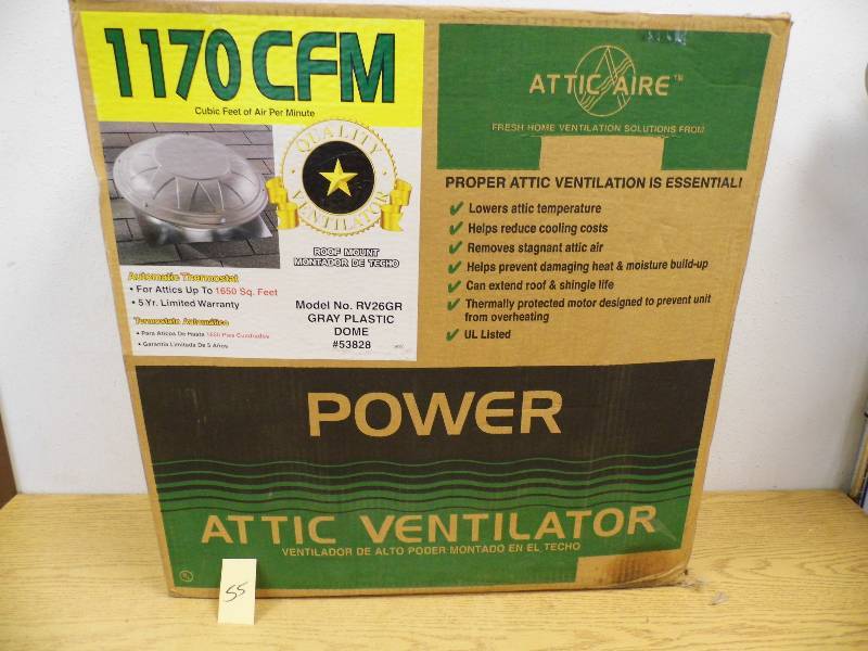 New Attic Fan
