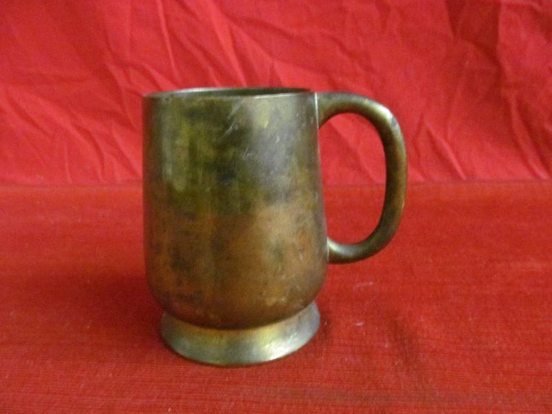 lot 12 image: Brass Mug