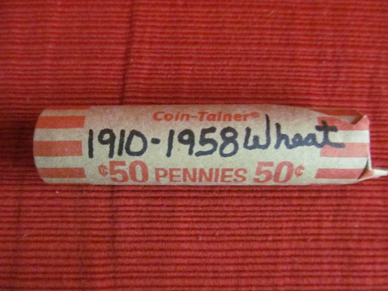 lot 53 image: Wheat Pennies