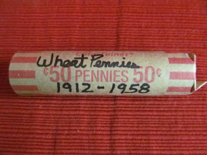 lot 54 image: Wheat Pennies