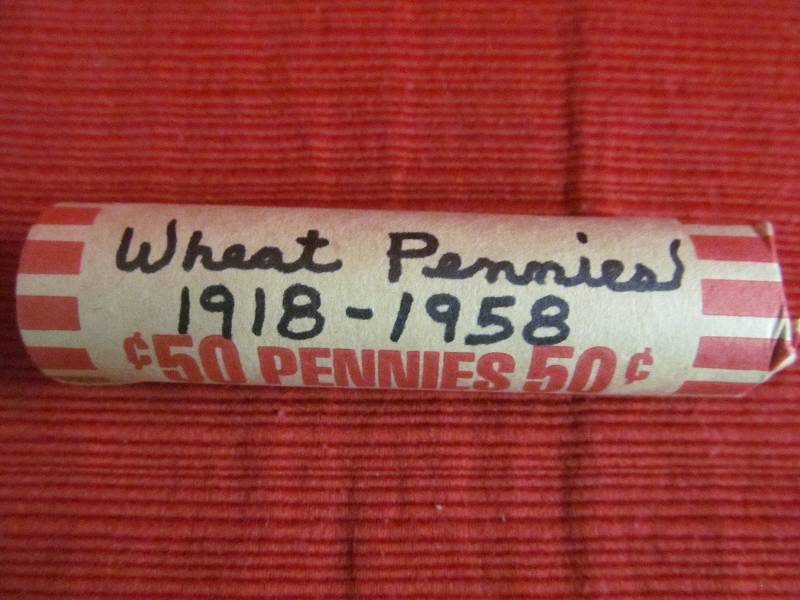 lot 55 image: Wheat Pennies