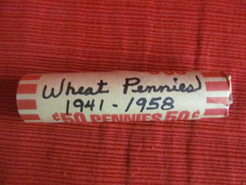 lot 56 image: Wheat Pennies