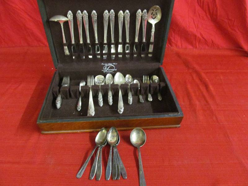 lot 89 image: Prestige plate flatware and chest