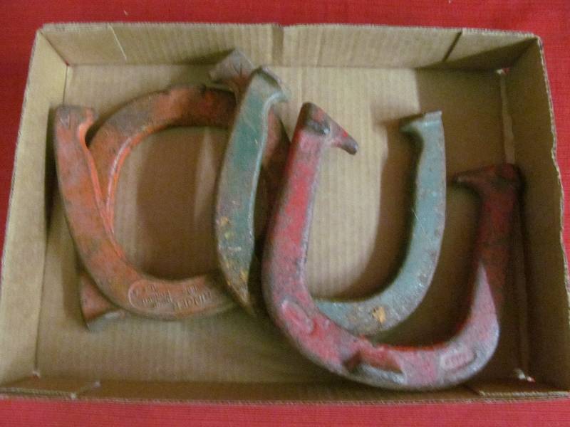 lot 116 image: Game horse shoes