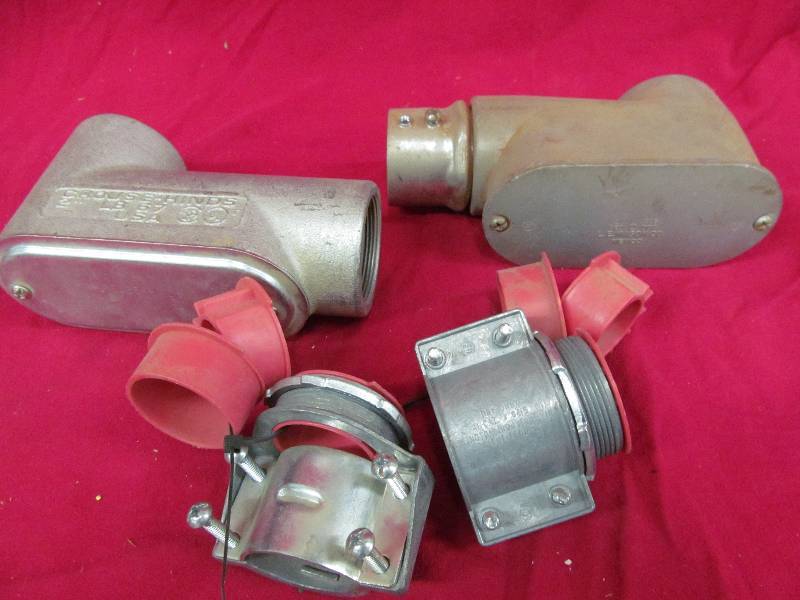 Crouse Hinds metal elbows