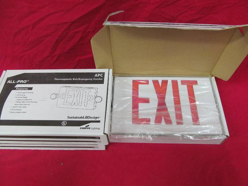 Exit signs