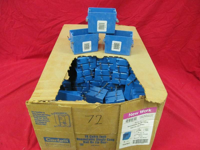 single gang nail on zip boxes