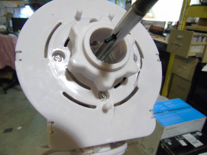 lot 5 image: Optimus 16 Oscillating Stand Fan with Remote