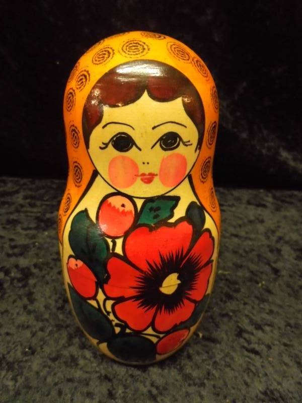 Russian Nesting Dolls - OrangeYellow Dress