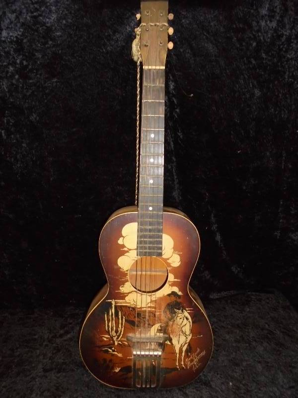 Roy Rogers Themed Guitar