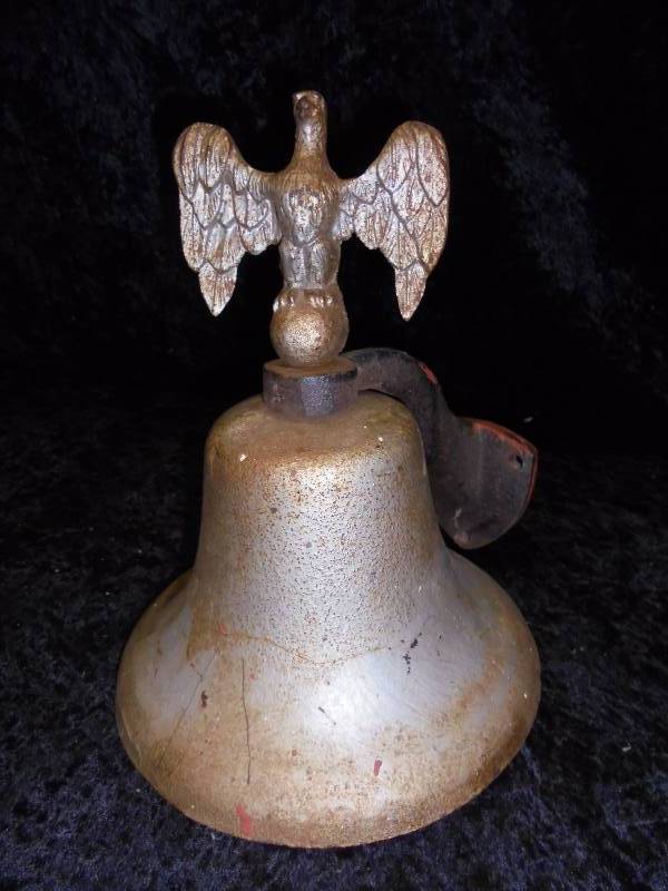 Metal Bell with Eagle