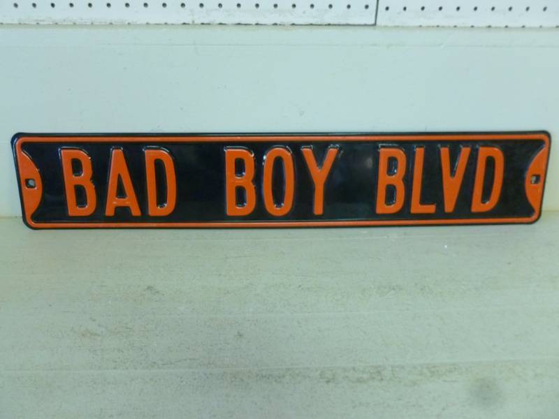 lot 63 image: Metal Sign