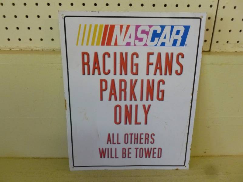 lot 64 image: Metal Sign